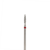 Fresa/Broca de diamante, forma de llama roja 2.1 T